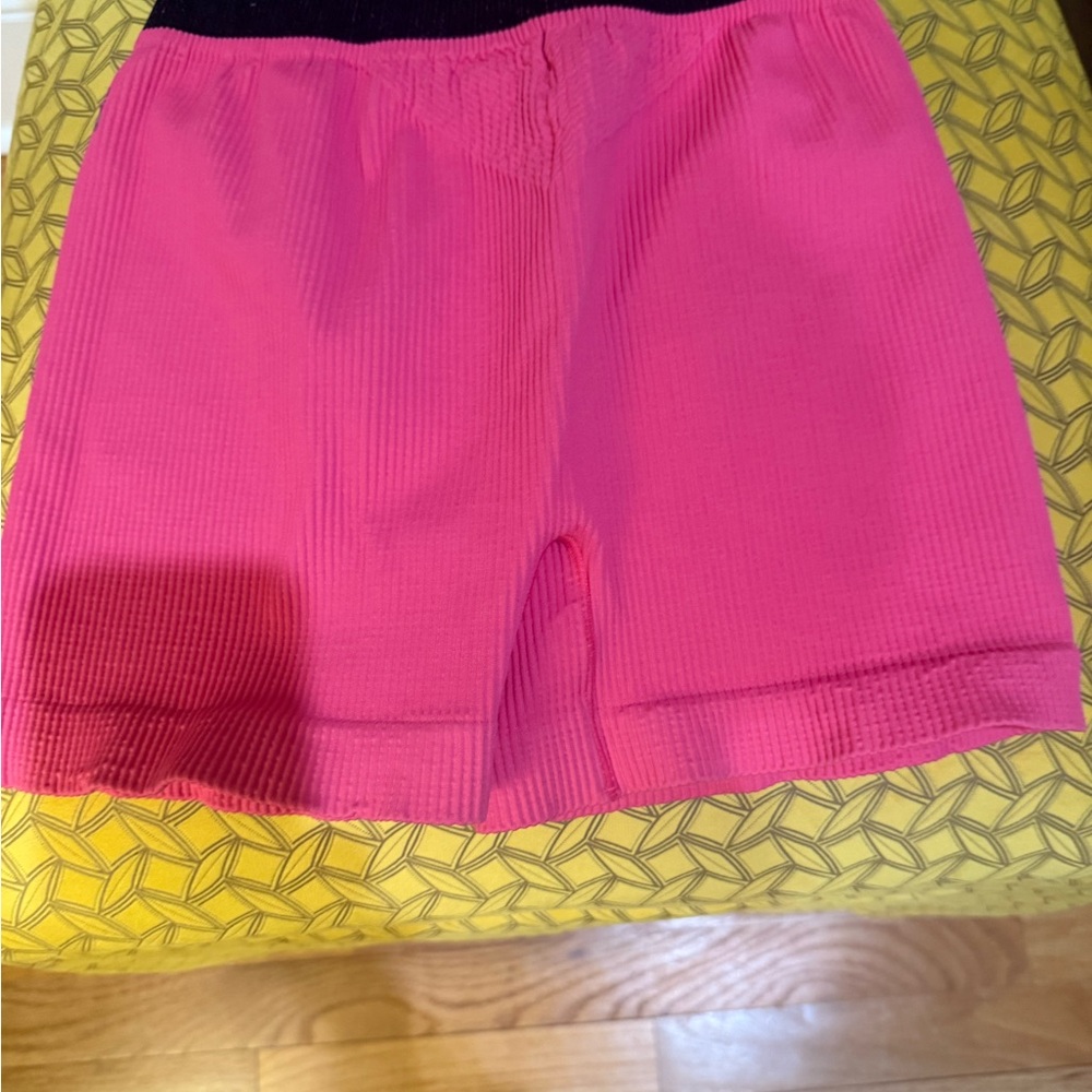 Pink work out shorts by Free People
